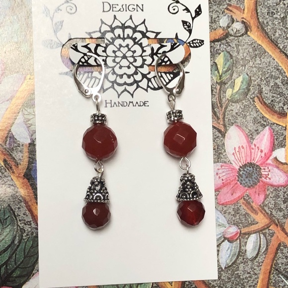 Carnelian Danglers